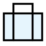 Briefcase Lines SVG Icon